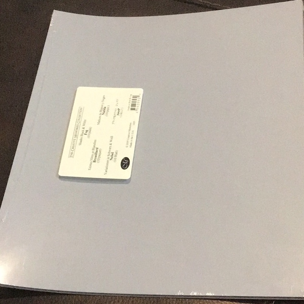 Creative Memories Photo Mounting Paper, Fog